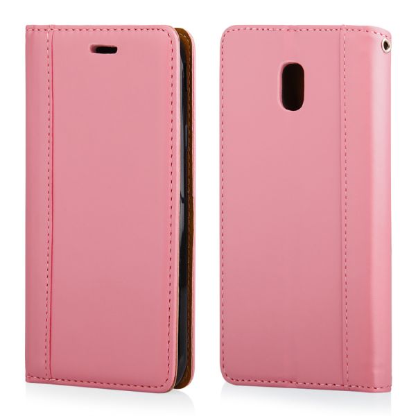 Flip Case "Elegance" für Samsung Galaxy J3 (2017) pink